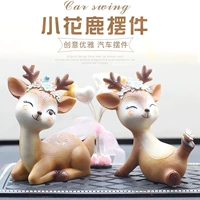 Xe cung cấp trang trí xe tất cả các cách an toàn hươu trang trí xe dễ thương đẹp búp bê cá tính sáng tạo trang sức đồ trang trí xe oto