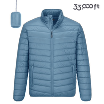 33000ft Nordic ultra light cotton clothing male winter ultra light weight technology cotton warm jacket imported waterproof cotton clothes