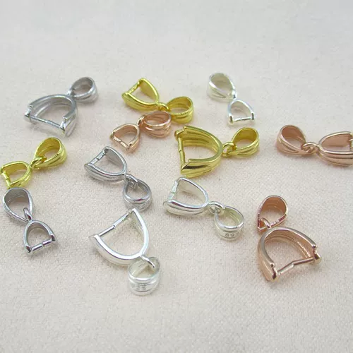 Аксессуары, застежка, изумрудная подвеска, серебро 925 пробы