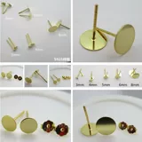 Универсальные золотые модные серьги, серебро 925 пробы