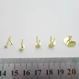 Универсальные золотые модные серьги, серебро 925 пробы