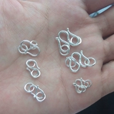 Ожерелье Браслет Пряжка 925 Серебряные бисерастовые аксессуары M СКРЕЗА/W GUCLLE/BEAGLE SAIC