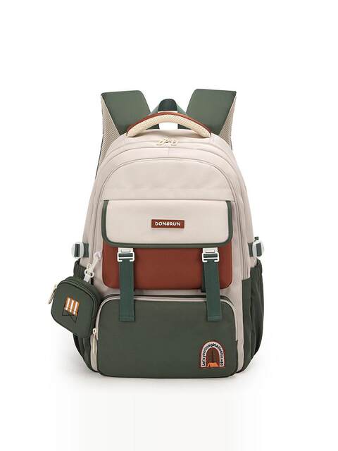 Junior High School Student Schoolbag, Female, Large Capacity, High School Student Backpack, Burden-Reducing, Spine-Protecting, Ultra-Lightweight, Waterproof, Fifth and Sixth Grade