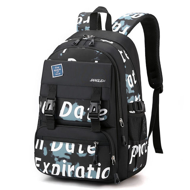 Junior High School Student Schoolbag Male Large Capacity High School Student Fifth and Sixth Grade Backpack Fashion Trendy Boy 2022 New Style