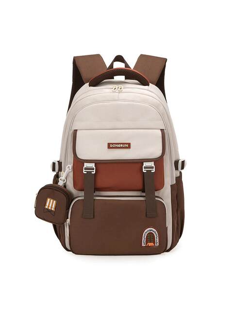 Junior High School Student Schoolbag, Female, Large Capacity, High School Student Backpack, Burden-Reducing, Spine-Protecting, Ultra-Lightweight, Waterproof, Fifth and Sixth Grade