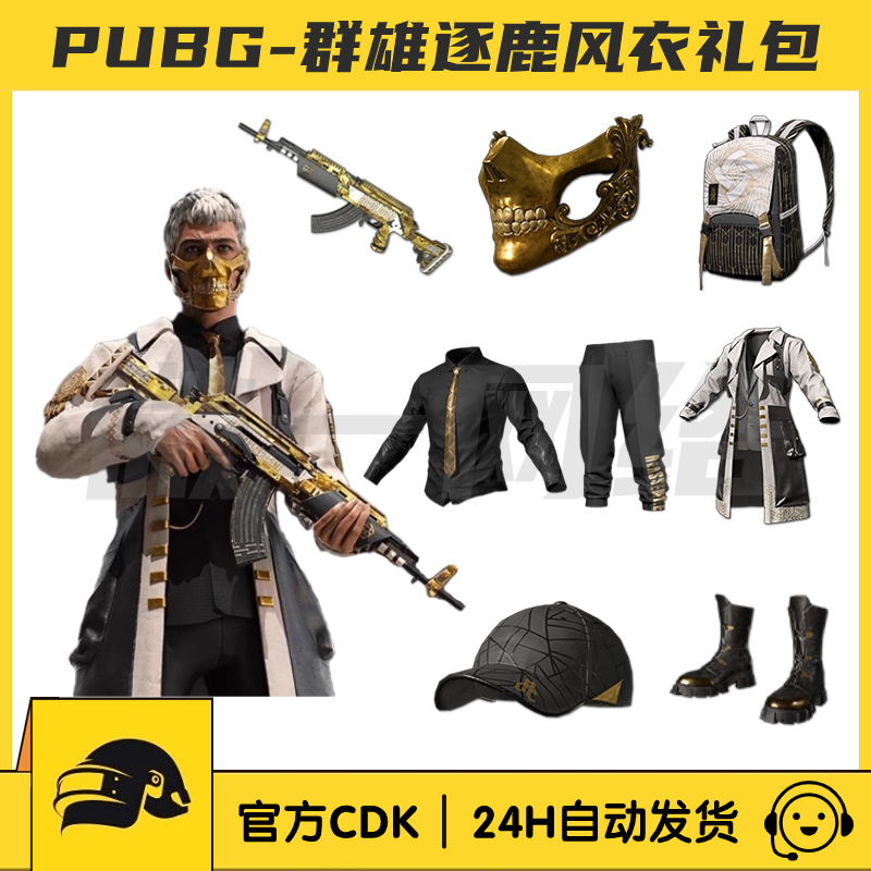 Playerunknown's Battlegrounds Pubg Heroes Battle Windbreaker Gift Pack Skin Cdk Golden Mask M762 Set Steam Pubg