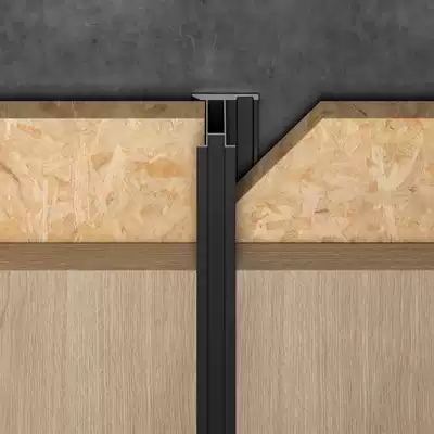 Zhiyong receiving edge strip Gypsum board anti-collision guard strip Wall panel closing wall panel edging strip Edge banding Aluminum alloy metal decorative strip