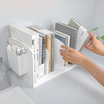 ins unprinted wind with pen holder desktop bookshelf student desk shelf simple book document storage