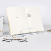 Unprinted style simple student reading frame ins guard reading bookshelf reading artifact book holder book holder