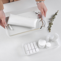 ins style simple drawer finishing box partition multi-purpose sundries storage box plastic multifunctional compartment storage box