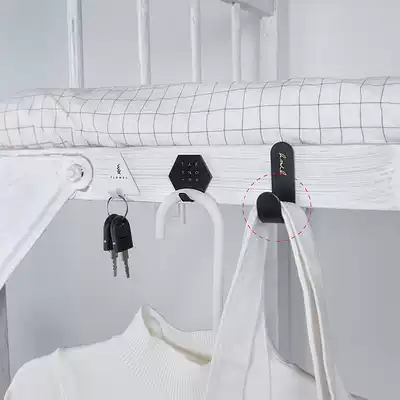 Simple Nordic style geometric wrought iron stainless steel hook hook 4 bedroom dormitory wall hook hook hook