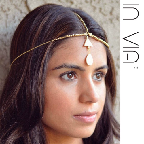 Аксессуар для волос для невесты, стиль бохо, Индия