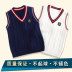 Áo len bé trai len áo len cộng với nhung bé gái cotton dày dệt kim vest bé trai 2018 mẫu thu đông áo gile trẻ em Áo ghi lê