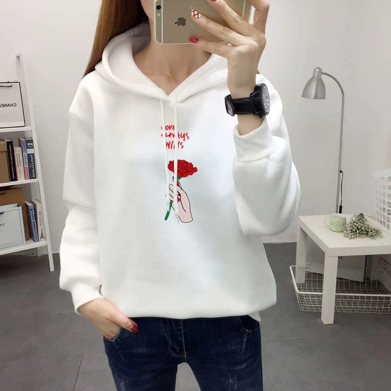 Mùa thu đông 2019 mới của phụ nữ Hàn Quốc lỏng lẻo giữa chiều dài cộng với áo len nhung dài tay dày nữ áo khoác thủy triều - Áo len