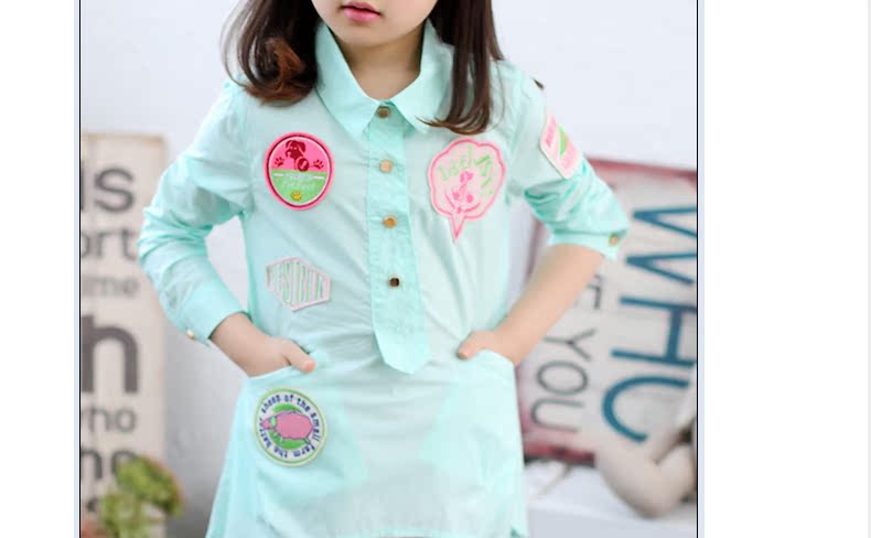 Chemise fille à manche longue - Ref 2084728 Image 29