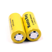  Manta Ray 26650 3 7V 5000mAh rechargeable lithium battery convex head