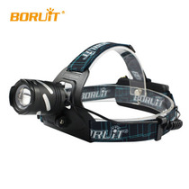 BORUIT B91xCREE XP-G2 R5 500 lumens rotating focus strong light headlight USB charging headlight