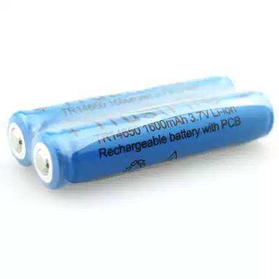 TrustFire 14650 3 7V 1600mAh with protective rechargeable lithium battery