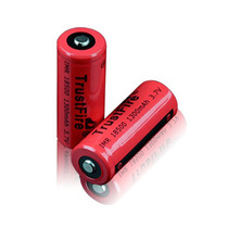 High rate charge and discharge TrustFire IMR18500 1300mAh rechargeable lithium manganese battery