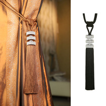 Sparkling crystal Princess curtain hanging ball single head big spike hanging ball hanging ball simple modern curtain binding rope