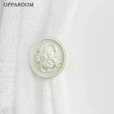 Ancient Roman high-density resin carved wall hook Curtain hook European antique retro wall hook 1pc