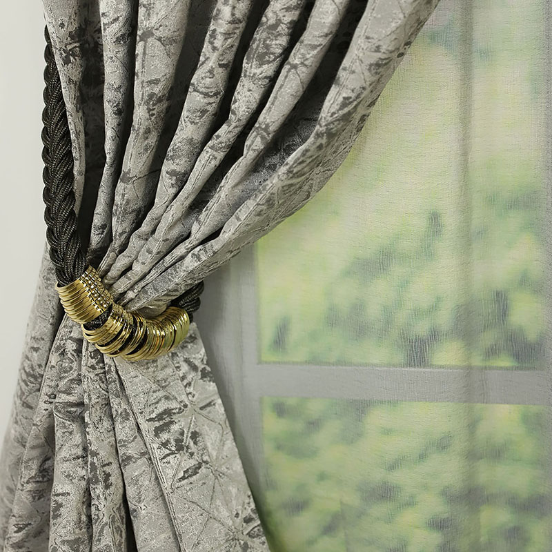 Bull Turns Dry Kun Villa Prototype House Designer Special Style Curtain Buckle Strap Decoration Modern Tied Rope 1