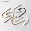 OPPAROOM Home Bronze Color Solid Zinc Alloy Material U Hook Wall Hook Wall Hook Curtain Hook Only