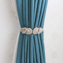 Disk buckle punch-free magnetic iron stone buckle curtain straps tied rope binding bedroom living room balcony dormitory model room