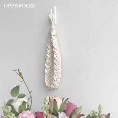 Punch-free curtain hook wall hook with sticky sticky wall hook Beautiful and generous curtain strap decorative accessories