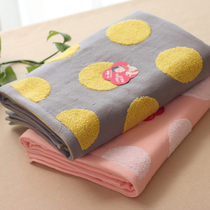 Jie Liya bath towel cotton adult boys and girls absorbent white bath towel couple soft household tube top large towel