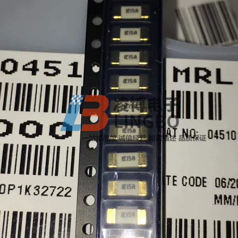 0451015 MRL 1808 15A 65V patch fuse American Lite original