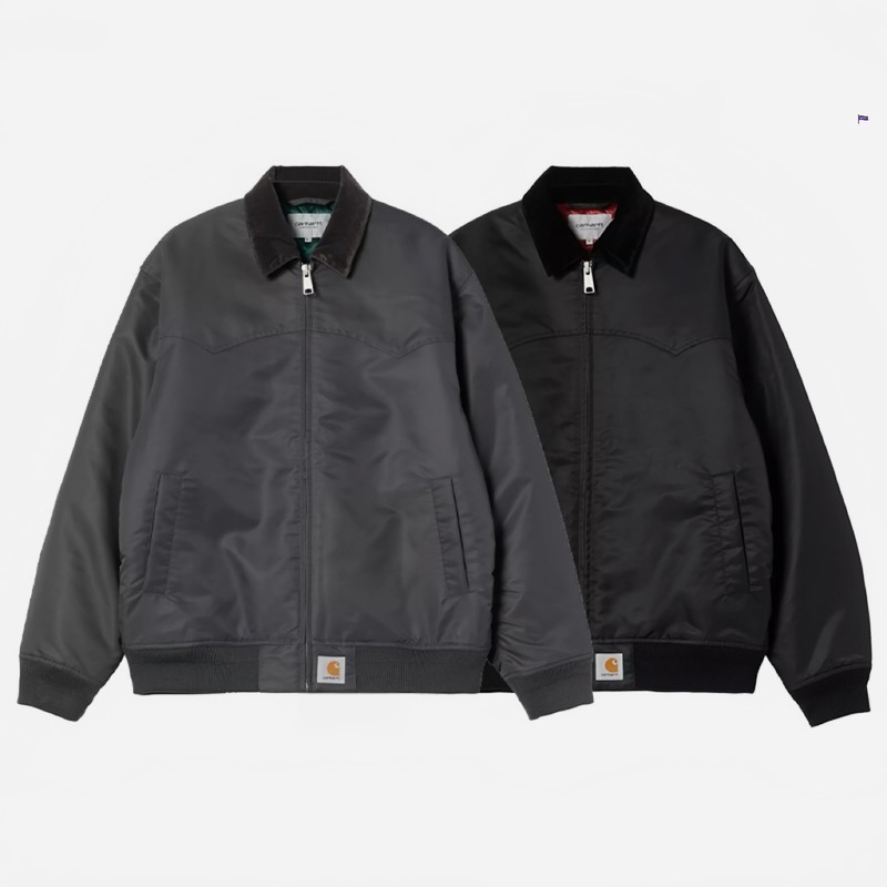 In Stock Carhartt Wip Santa Alumni Carhartt Santa Fe Quilted Jacket 035147