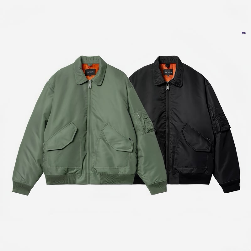 In Stock Carhartt Wip Olten Bomber Carhartt Ma1 Quilted Flight Jacket 032300