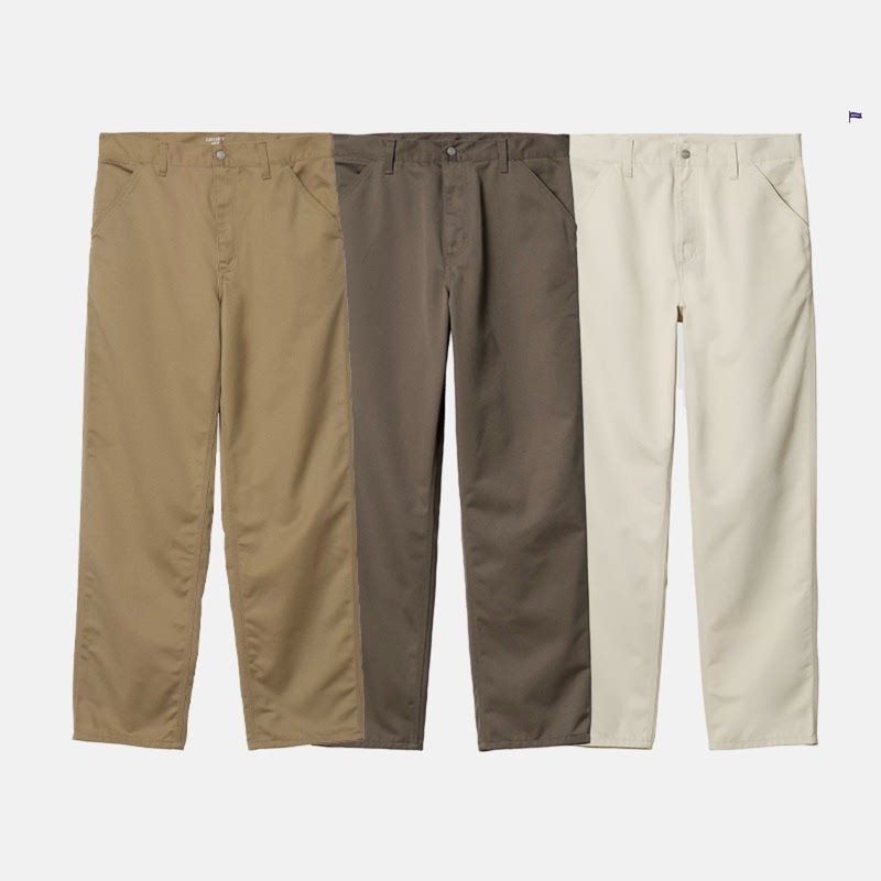 In-Stock Carhartt Wip Simple Pant Straight Loose Casual Pants 020075