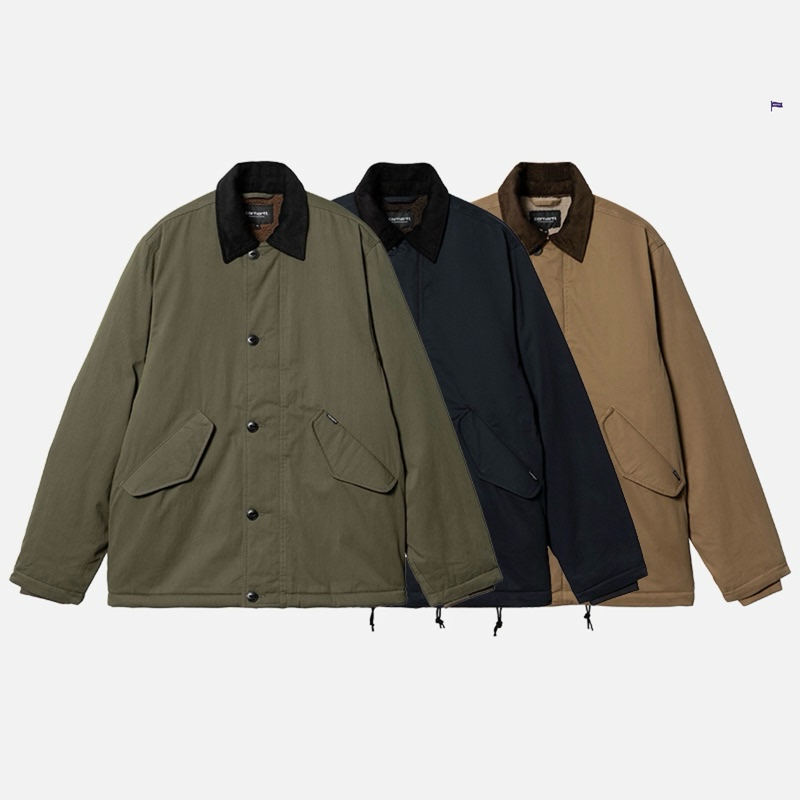 In Stock Carhartt Wip Declan Jacket Carhartt Lamb Wool Cotton Jacket 032246