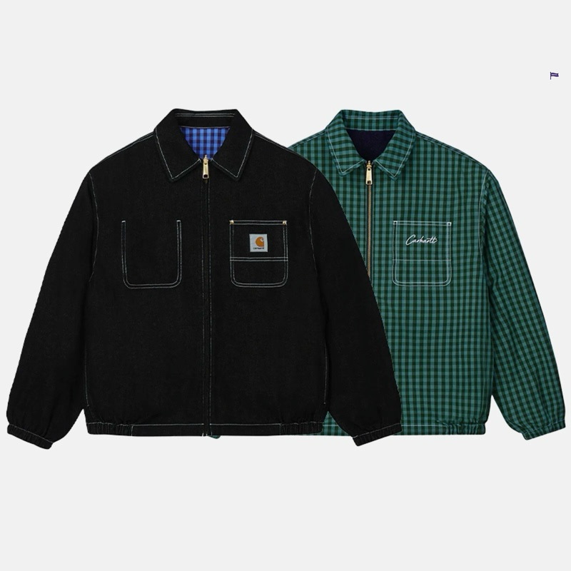 In Stock Carhartt Wip Edgar Jacket Carhartt Reversible Denim Jacket A261007