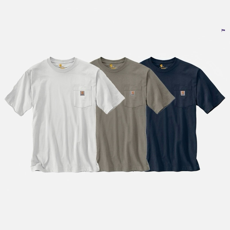 In Stock Carhartt K87 Pocket Carhartt Main Line American-Style Pocket Workwear Loose Short-Sleeve T-Shirt In Stock Carhartt K87 Pocket Carhartt Main Line American-Style Pocket Workwear Loose Short-Sleeve T-Shirt