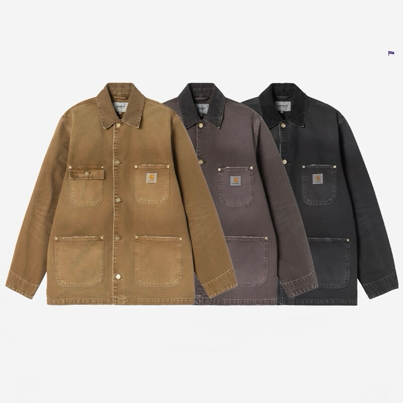 In Stock Carhartt Wip Og Chore Coat Carhartt Distressed Michigan Jacket 035281 In Stock Carhartt Wip Og Chore Coat Carhartt Distressed Michigan Jacket 035281