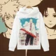 Naruto Sweatshirt Naruto Sasuke Áo khoác có mũ trùm đầu ngoại vi Quần áo mùa thu và mùa đông Quần áo hai chiều Anime nam và nữ - Carton / Hoạt hình liên quan