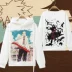 Naruto Sweatshirt Naruto Sasuke Áo khoác có mũ trùm đầu ngoại vi Quần áo mùa thu và mùa đông Quần áo hai chiều Anime nam và nữ - Carton / Hoạt hình liên quan