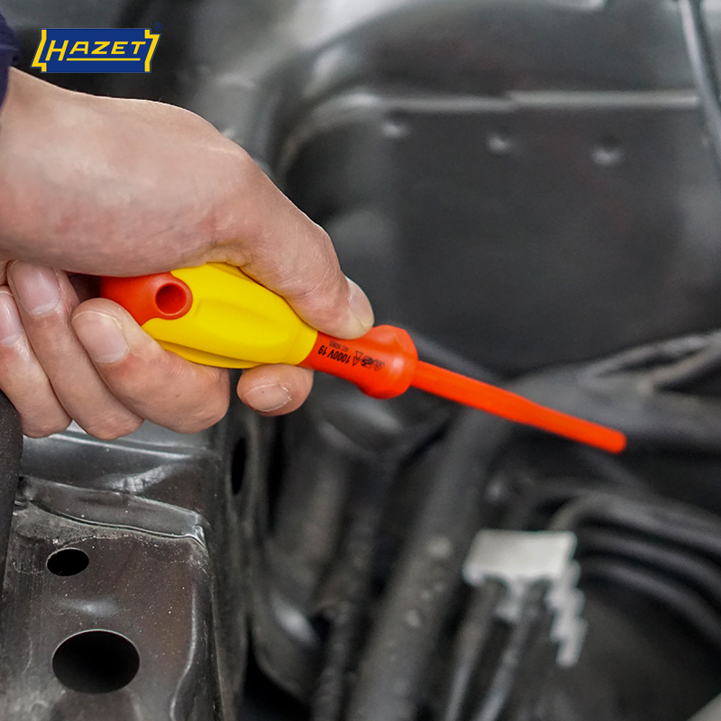 HAZET Germany Import insulated screwdriver VDE electrician straight cross screw driver 1000V screw driver driver