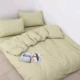 Hoàn hảo mô hình tại chỗ nổ bông denim dệt Home bộ phận dệt Độc Khăn giường đôi - Bộ đồ giường bốn mảnh