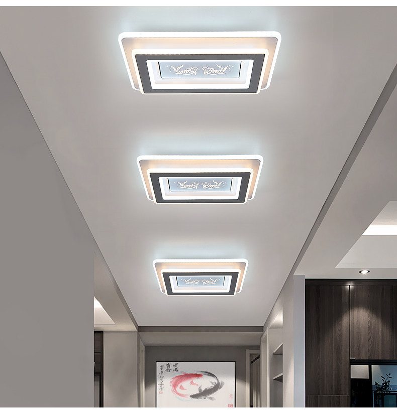 Настенные вниз свет 过道灯走廊灯创意玄关灯双头格栅灯斗胆灯暗装嵌入式筒灯明装射灯