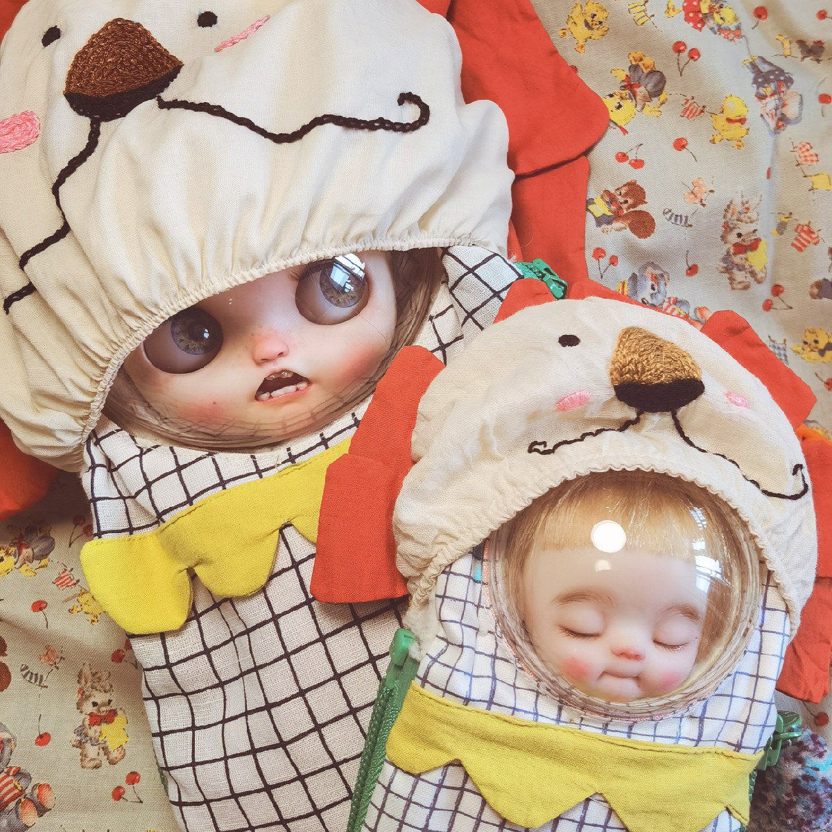 (Star egg) small cloth blythe big fish small fish ob11 gsc little lion baby bag