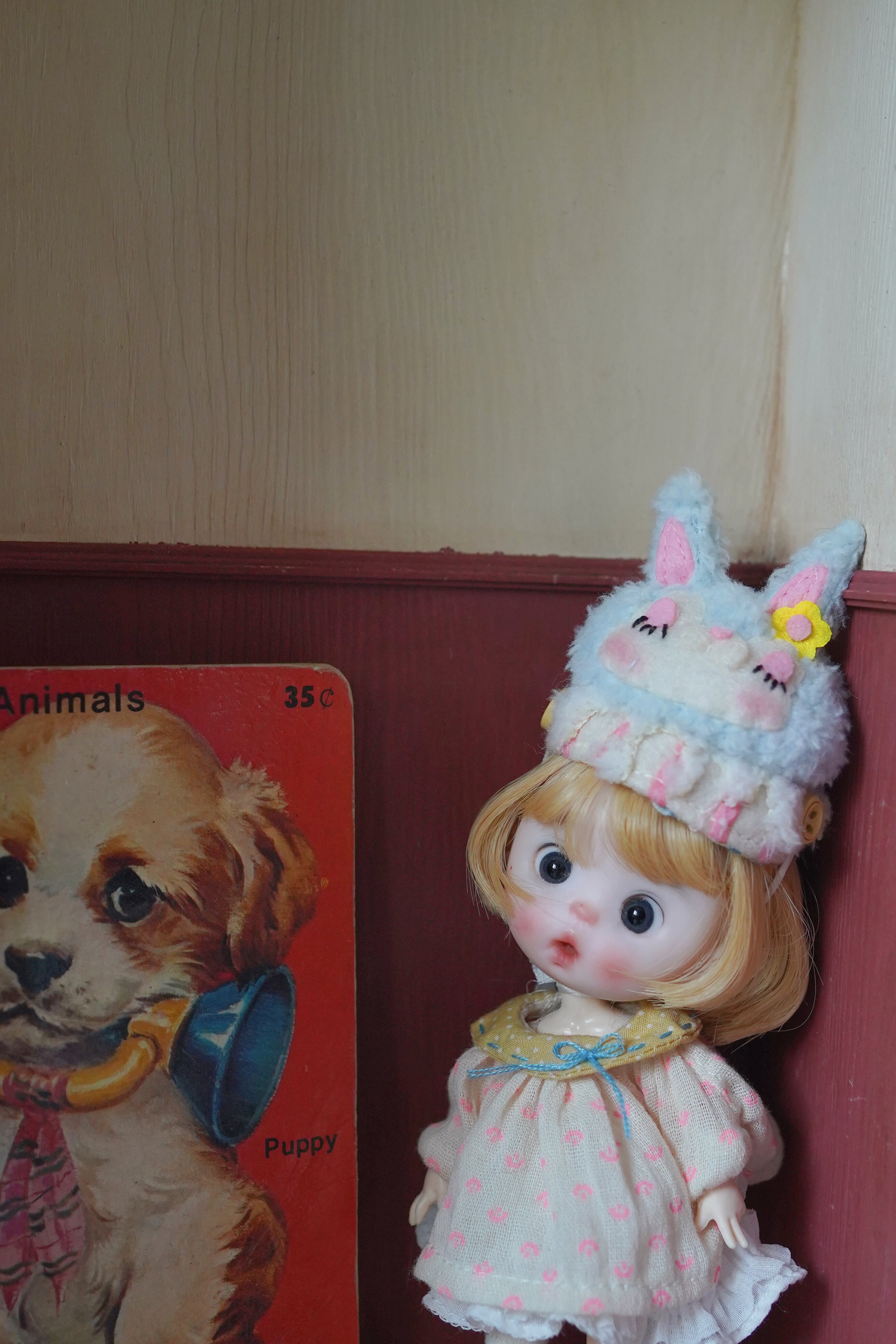 одежду полу ребенка 【baobaodoll】ob11/gsc昭和小兔兔套装（仅娃衣） OTHER
