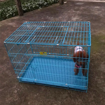 Lejia Pet Dog Husky Teddy Cat Dog Cage Large Folding Bold Iron Cage Supplies Rabbit Cage