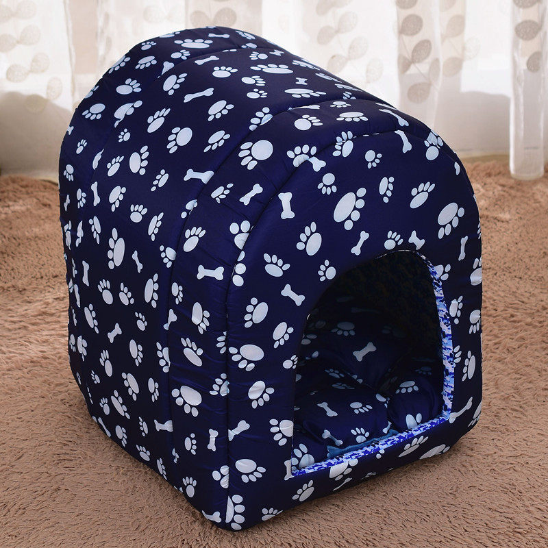 Pet yurt dog kennel cat kennel small dog pet kennel cat kennel cotton house dog house Teddy cat non-stick fur kennel
