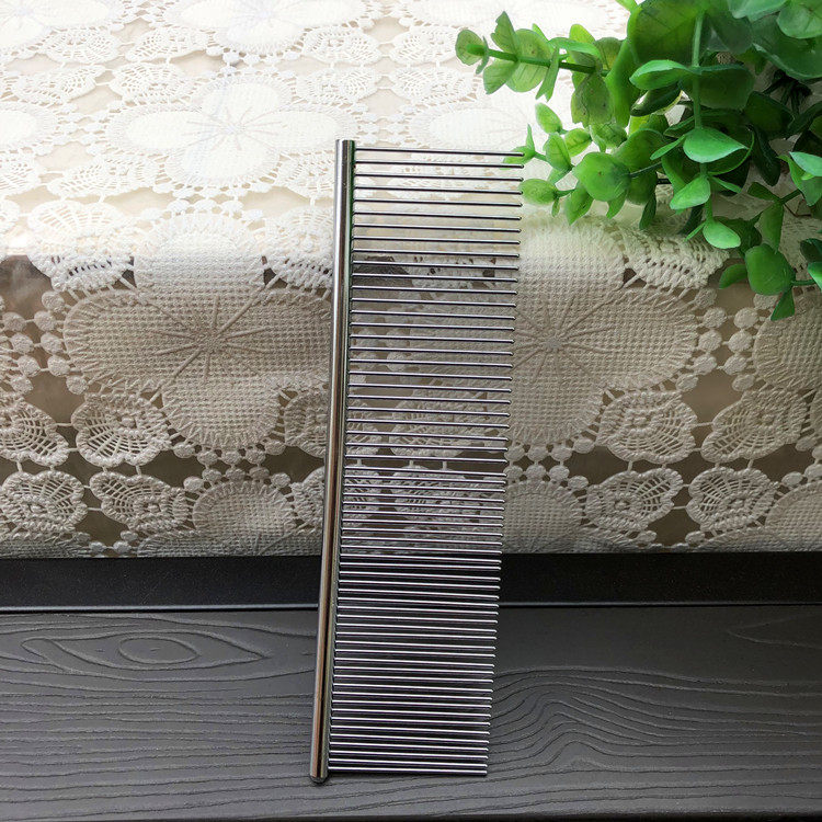 Dog Long Row Comb Pet Long Hair Dog Cat Comb Teddy Row Comb Large Dog Golden Retriever Satsuma Straight Row Comb