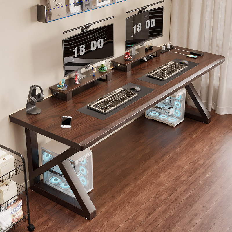 North American Black Walnut Large Board Solid Wood Desk, Home-Use Desktop Computer Desk, White Ash Wood, Cherry Wood Gaming Desk North American Black Walnut Large Board Solid Wood Desk, Home-Use Desktop Computer Desk, White Ash Wood, Cherry Wood Gaming Desk
