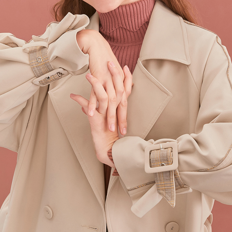 Trench pour femme KUOSE   en Polyester - Ref 3226771 Image 3